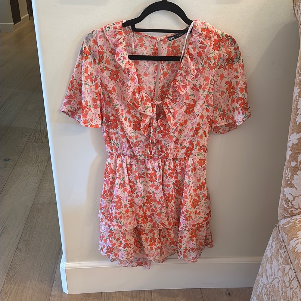 Floral Ruffle Women's dress